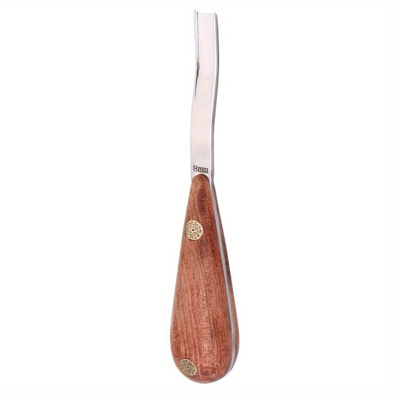 1PC 4-16mm Leather Craft Edge Beveler Skiving Beveling Knife Thinning Pushing Grooving Trench Leathercraft Handwork DIY