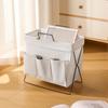 Storage Basket Foldable Dirty Laundry Basket Multipurpose Strong Load-Bearing Organizer for Clothes Groceries Snacks