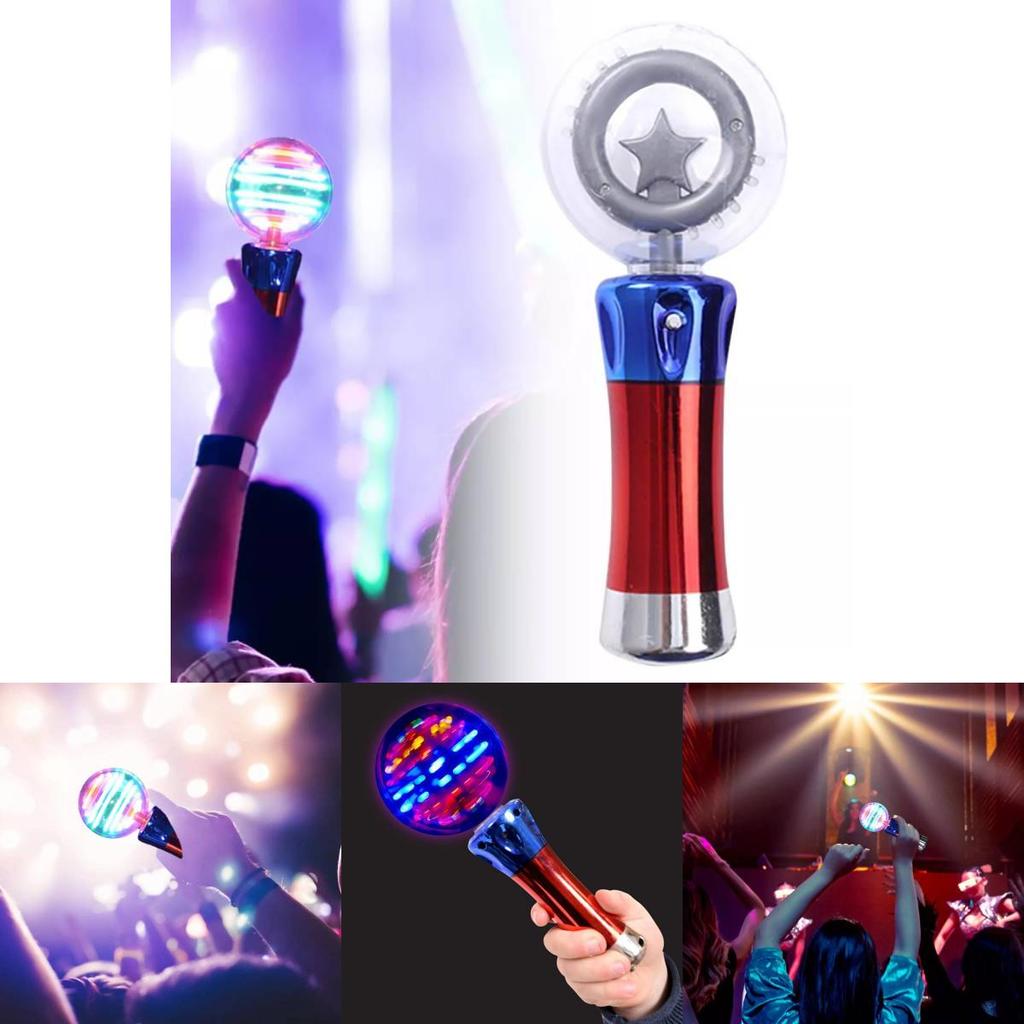 Colorful Glowing Led Light Stick Sphere Perfect For Concerts And Children's Performances
