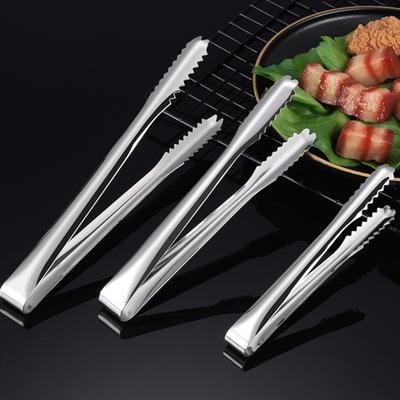 Ice Clamp Heat-Resistant Stainless Steel Ice Tongs Non-Slip Serrated Grip -Free Kitchen Utensils for Barbecue Snack Tongs