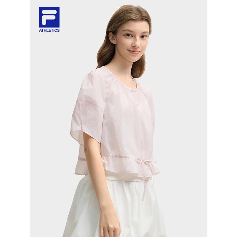 FILA Women s Woven Short Sleeve Fitness T-shirt S