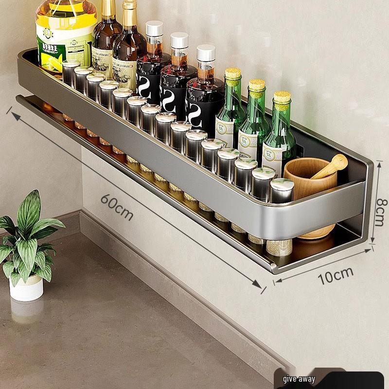 Zonder boren Wandmontage Keuken Opbergrek voor Kruiden