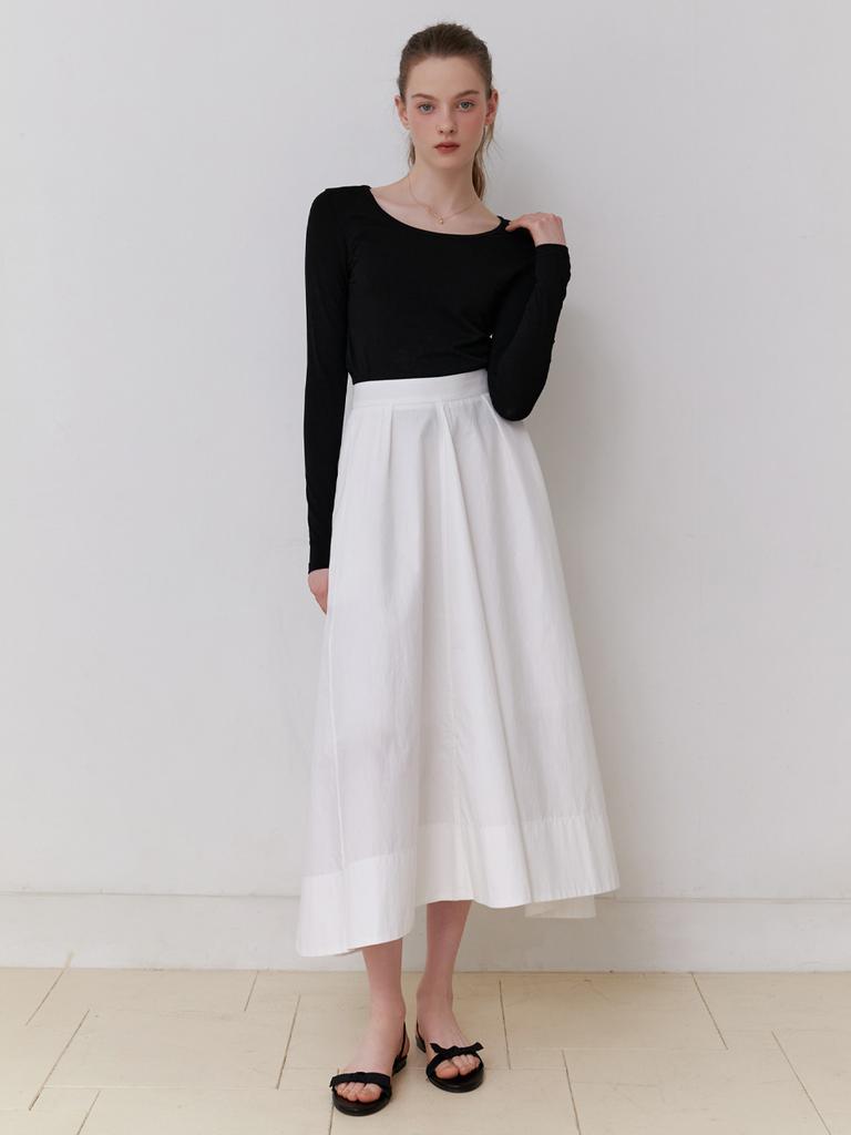 Liel Base Cotton T-Shirt (Black)