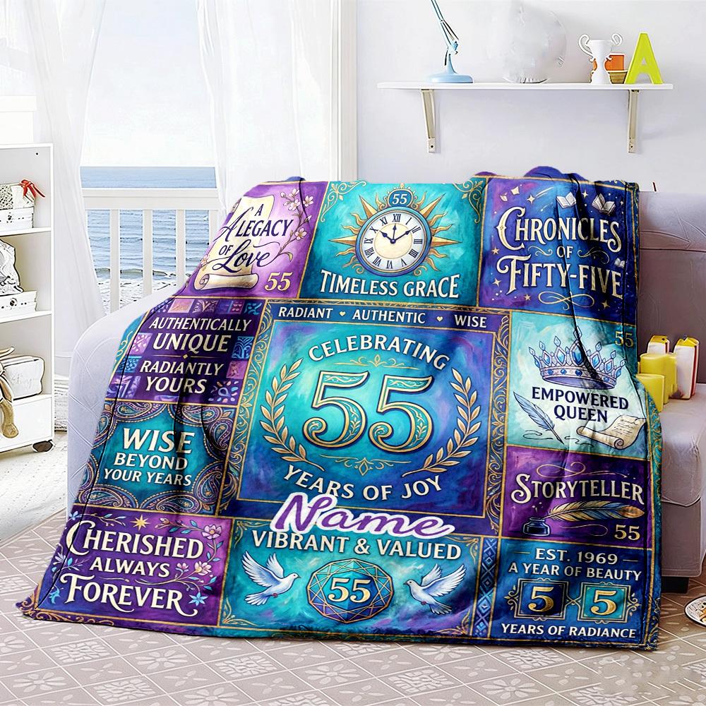 Fox Home Customize Your Name Blankets Comfortable Soft Lightweight Allseason Multipurpose Blanket For Picnics Sofas Offices Beds Living Rooms Perfect