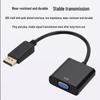 Large DP to VGA Adapter Cable - DisplayPort to VGA Female Converter for Projector