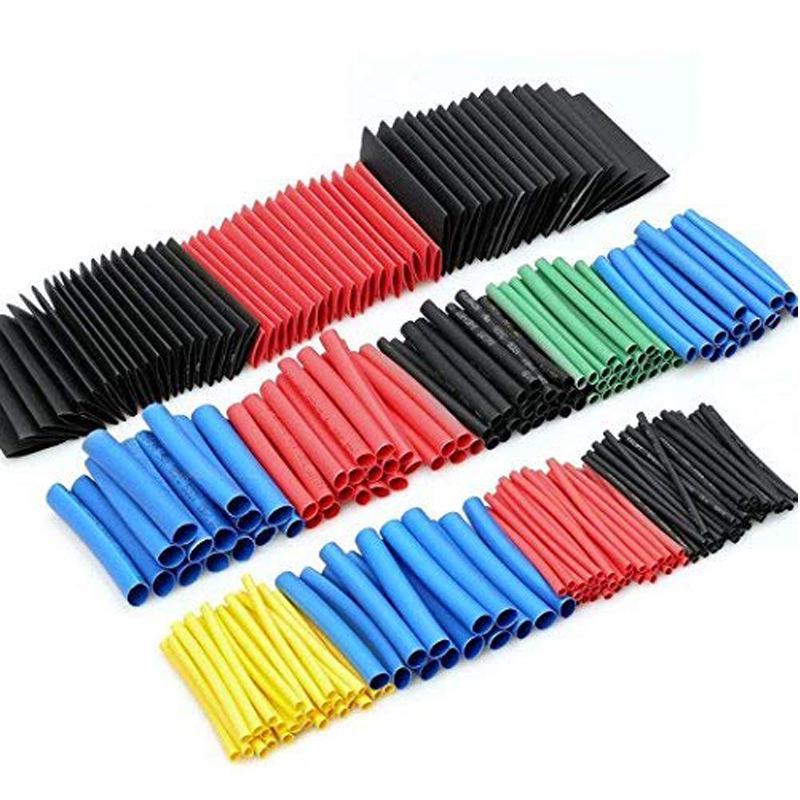 800-Piece Colored PE Heat Shrink Tubing Set