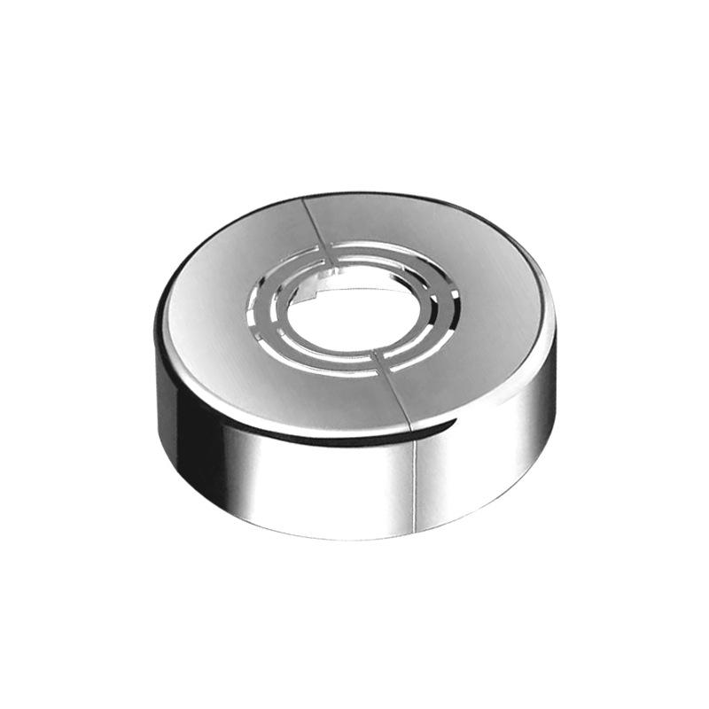 Dekorativní kryt sprchové hlavice děleného typu bez vrásek se zadním košíkem