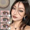 Contact Lens For Color Eyes Brown/Gray 14.2mm Lenses Myakhie Series Soft Contact Lenses 1 Pair