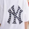 MLB New York Yankees T Shirts Unisex White Crew Neck Moderate Straight Fit 3ATSM0233-50WHS
