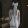 Wedding Bridal Veil 2 Layers Short Sheer Tulle Hair Accessories for Brides