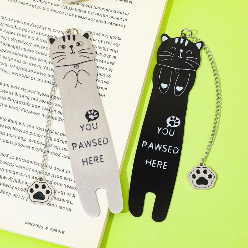 Personalized Book Mark Stainless Steel Metal Bookmarks Gift For Good Friends Collection Stationery School Supplies