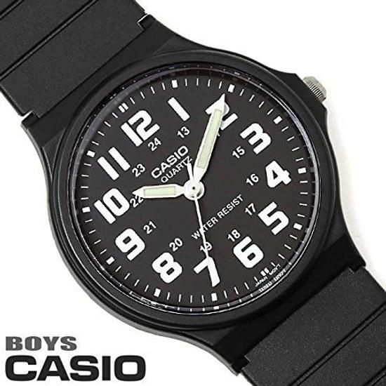 CASIO QUARTZ MQ-71-1B wristwatch watch men unisex resin black casual