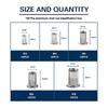 Klinkmoeren 150 STUKS Pistool Doorn Kit M3/M4/M5/M6/M8 of Moer Klinknagel Doorns Reparatiegereedschap Klinknagelpistool PlatteKop Pop Moer Klinknagelpistool Set