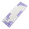 68 Keys Wired Mechanical Gaming Keyboard Hot Swappable Dynamic Backlighting Red Switch Mechanical Keyboard for Gaming
