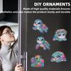 2D Acrylic DIY Refrigerator Diamond Art Magnets Special-Shaped Diamond for Beginners Gifts Home Car Garage Decors