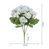 2Pcs Artificial Flower Bouquet Ping Pong Chrysanthemum Decorative Ornament for Living Room/Wedding/Outdoor
