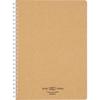 KOKUYO Note Soft Ring Notebook Natural 80 Sheets A5 A-lined Brown S-SV638A-S Beige