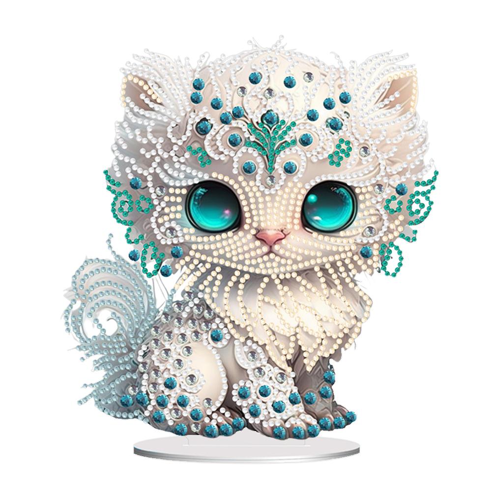 Diamond Painting Tabletop Ornaments Kit Lion Desktop Diamond Art Kits Diamond Painting Desktop Ornaments Kit for Adults Beginner