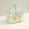 Simple PVC Transparent Cosmetic Bag Large Capacity Waterproof Fitness Training Bag Wash Bag Lightweight Outdoor Sports Bag Women