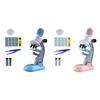 Interactive Educational Plastic Microscope 1200X Magnification For Children Portable Science Set With Focused Adjustment