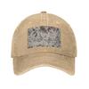 Cappellino da Baseball in Denim Lavato Camouflage Splintertarn Esercito Tedesco WW2 Militare Camo Cappello Estivo Unisex