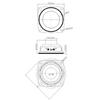 53mm 6W Speaker Portable 2 Inch Waterproof Speaker for Travel Entertainment