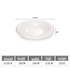 Thickened Melamine Dinner Plate