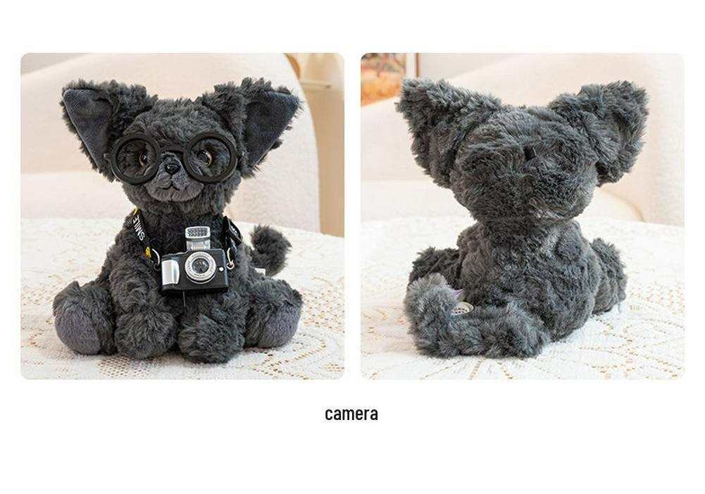 Adorable Black Cat Plush Toy – Palm-Sized Children's Companion & New Year Gift