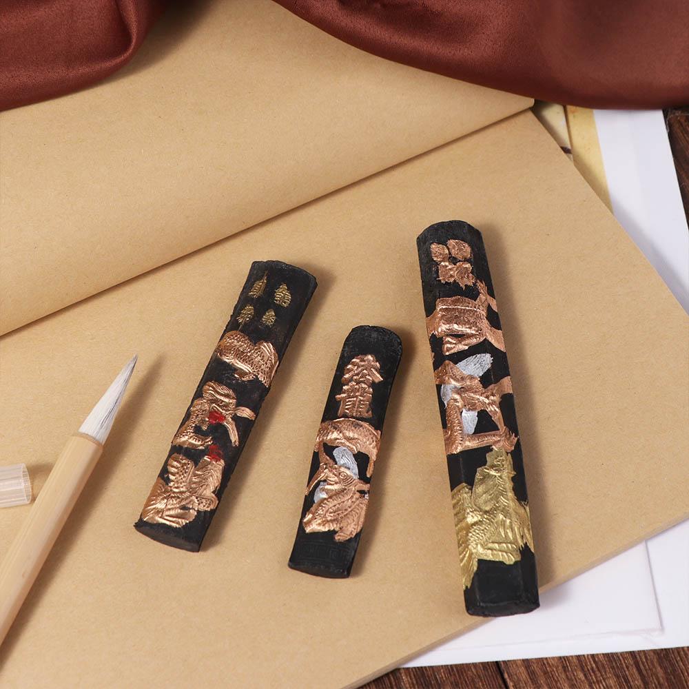 Painting Grinding Ink Block Professional Calligraphy Solid Ink Calligraphy Ink Stick  Student