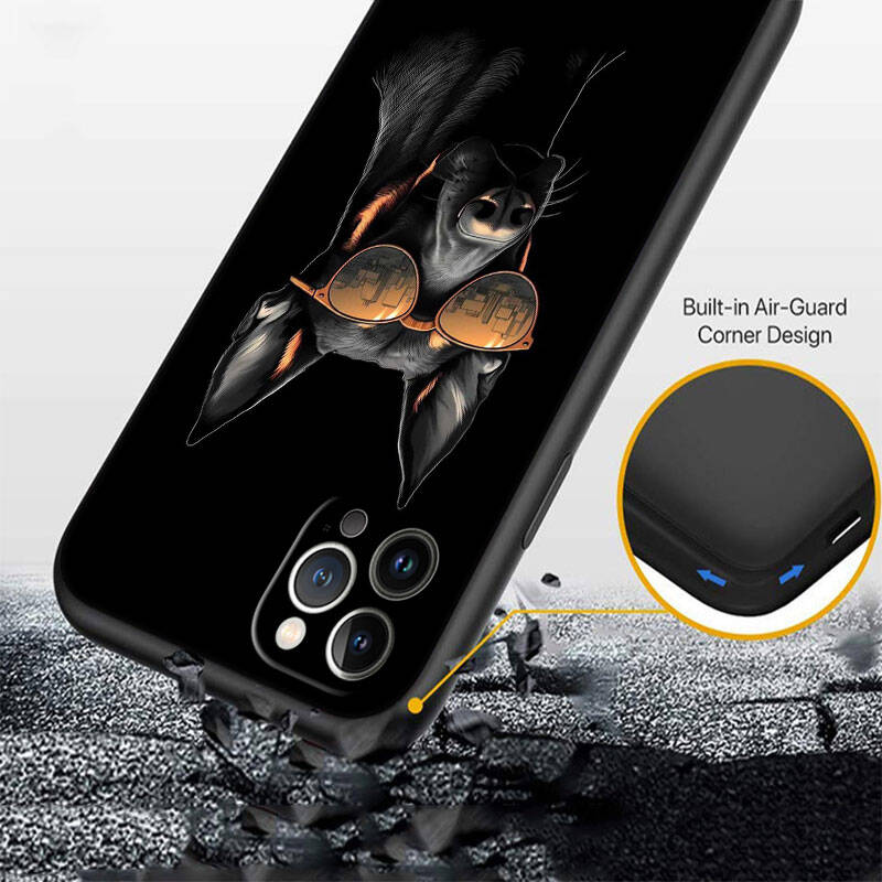 MH42 Dobermann Dog Phone Shell for Samsung S20 S21 S22 S23 S24 FE Ultra Plus Lite S21S A55 A07 A17 F06 F16 M06 M16 M56 A36 A37 A57
