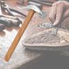 Rutschfester Handgefertigter Schuhoberteilhammer Holzgriff zum Reparieren von Schuhen Rostfrei