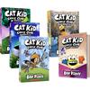 5 Bücher/Set Original Beliebte Cat Kid Comic Club Bücher Die Abenteuer von Dav Pilkey Cat Kid Comic Club Englische Romanbücher