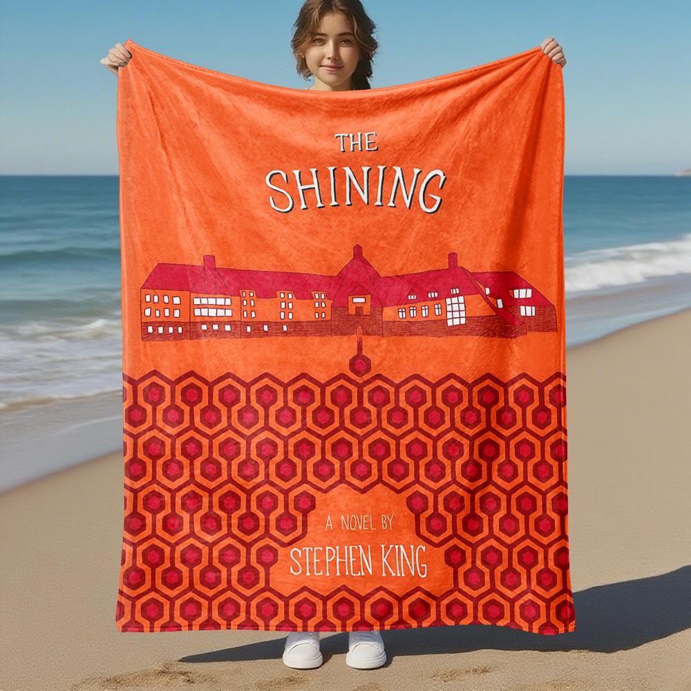1PC shining hotel Outdoor Flannel Blanket Soft Plush Decor for Picnics, camping,Bedroom, Playroom, Office, or Lunch Break1132A