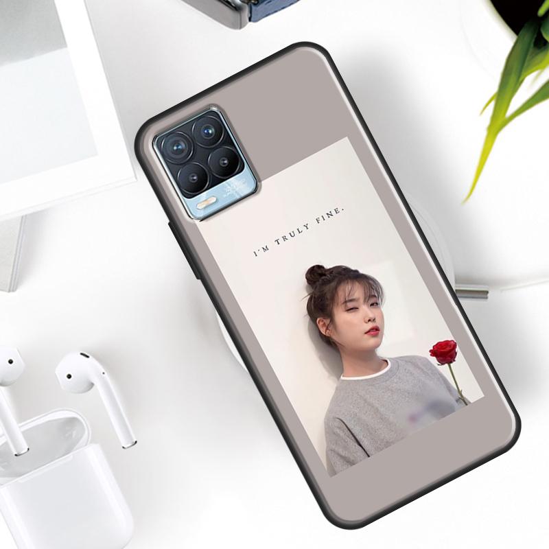 

IU Lee Ji Eun Korean Star Case For Realme 15 11 12 13 14 Pro Plus C63 C61 C55 C51 C53 C25 C65 C67 C71 C75 GT6 GT7 Pro Realme 10 Pro Plus