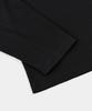 EXCONTAINER Henley Neck Waffle Long Sleeve (Black)
