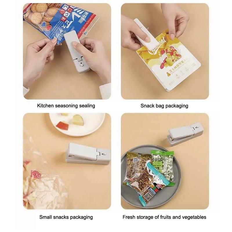 Rechargeable Usb Charging Mini Sealing Machine Household Snack Plastic Packaging Bag Small Heat Seal