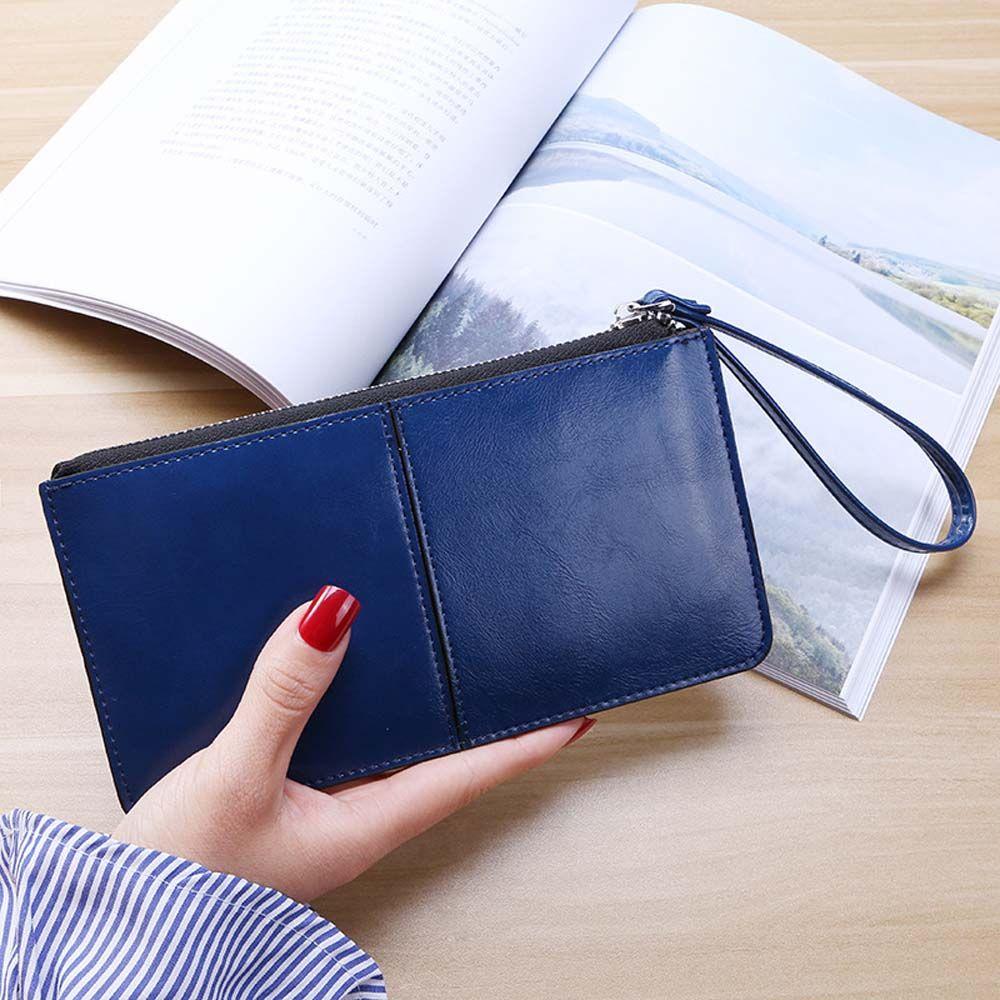 Money Bag Multi Card Pockets Money Clip With Zipper Coin Purse Long Wallet Card Holder Card Case