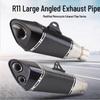 Universal R11 Tail Section Exhaust for 650NK Z900 Huanglong600 790DUKE Motorcycles