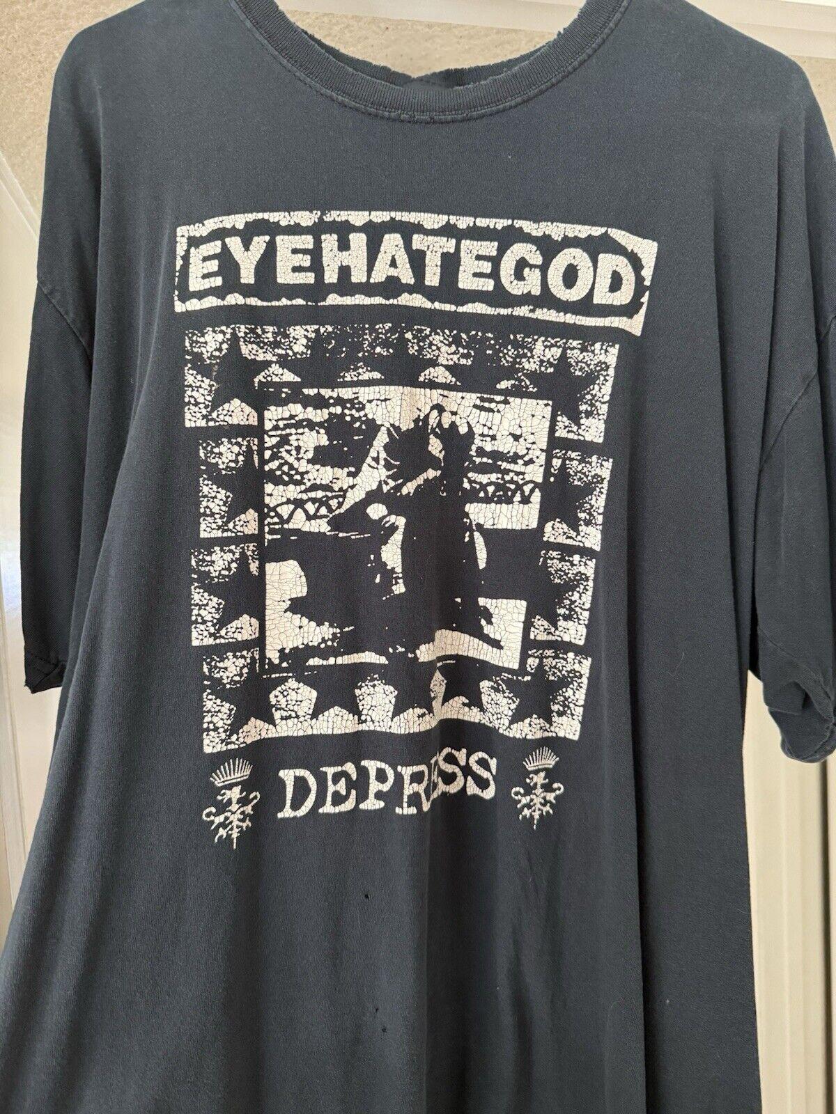 Eyehategod Группа Депрессивный Тур Черная Унисекс Хлопковая Футболка UB033 2XL