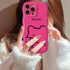 Mobile Phone Cases for iPhone 11 13 XR 15 Pro Max 12 14 Pro Max Case iPhone 16 7 Plus 8 Plus XS Max Big Wave Solid Color Cartoon Anti-drop Waterproof