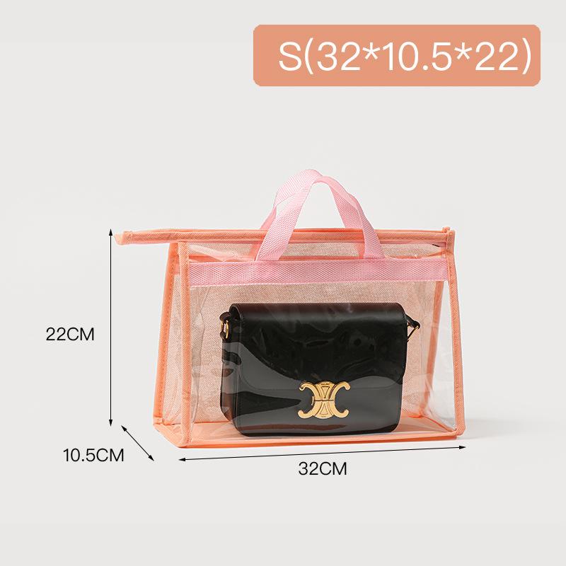 Transparent Dustproof Storage Bag Home Organizer Waterproof Hanging Bag Protective Cover Trendy Bag Storage Solution