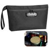 Combination Lock Smell Proof Stash Bag Carbon Lined Travel Medicine Box  Outdoor Activities