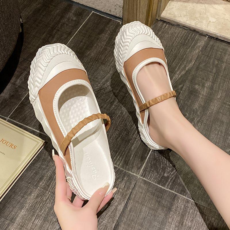 

Модные шлепанцы на низком каблуке белые женские с украшениями снаружи летняя обувь для женщин 2024 сандалии со стразами мюли с кристаллами нескользящие трендовые слайды 41