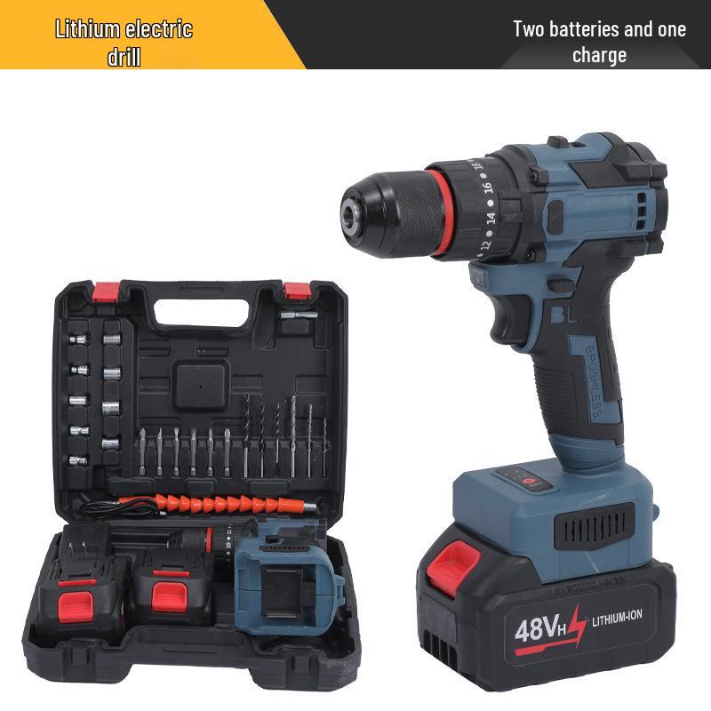Brushless Lithium Electric Drill & Screwdriver Combo