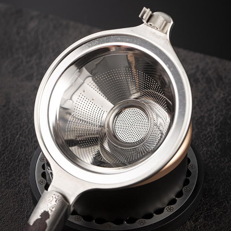 Stainless Steel Tea Strainer Filter Loose Leaf Brewing With Infuser Mesh Fair Cup Compatibility