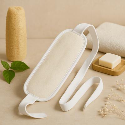 2x Natural Loofah Back Scrubber