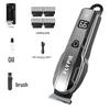 Wireless Digital Display Hair Clipper - Rechargeable Electric Barber Tool for Salon & Home Use