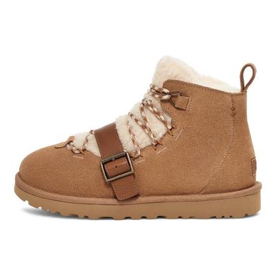 Suede Round Toe Lace-Up Short Boots Women Boots Brown 1153510-CHE