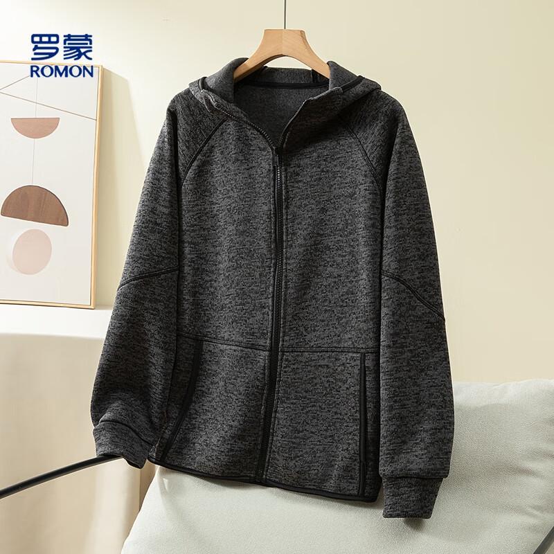 

Женский кардиган с капюшоном меланж Luomeng XL