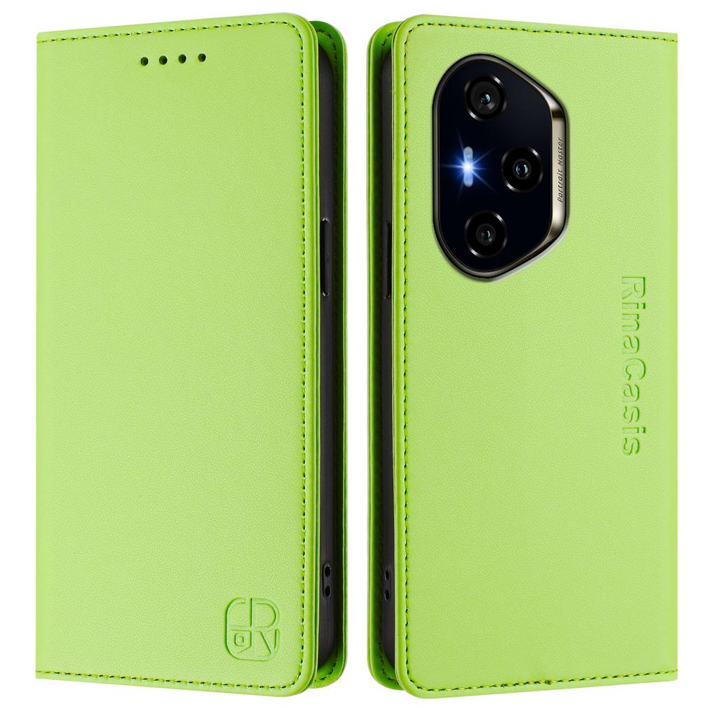 For Honor 400 5G (Global) Leather Case RINACASIS RC01 Phone Cover with RFID Blocking Wallet Stand